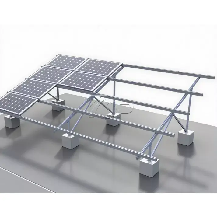 Beton təməl günəş dağı torpaq PV dəstəyi