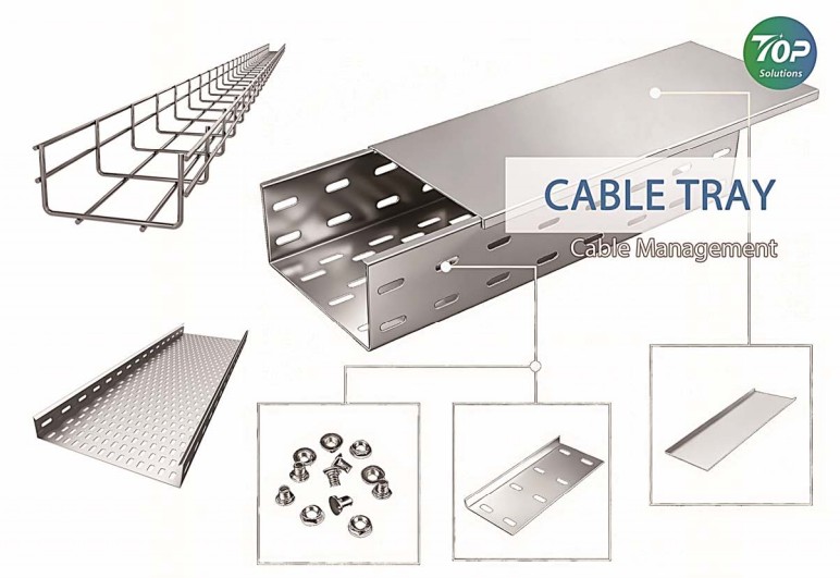Channel-Type Cable Tray For Solar Systems