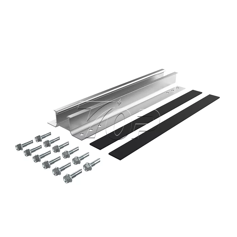 Trapezoidal Metal Dam Günəş üçün Mini Rail Sistemi
