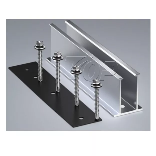Metal Dam Günəş Panelinin Montajı üçün Mini Rail