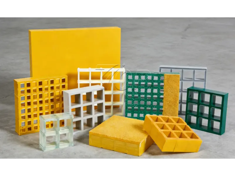 Günəş dam örtüyü fiberglas ızgarası FRP gediş yolu